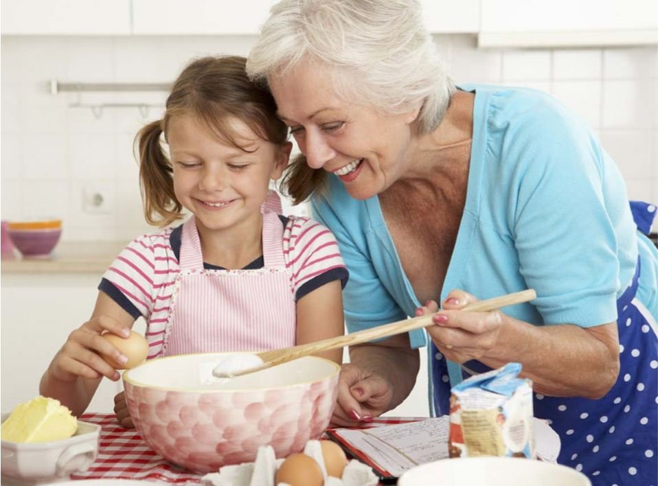 Cooking with your grandkids