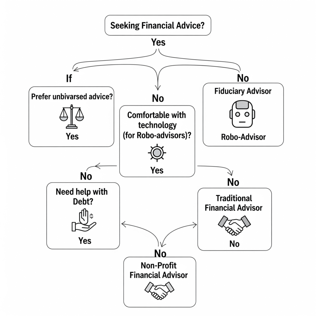 Alternatives for Unbiased Advice