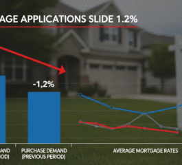 Mortgage applications slide 1.2% as purchase demand cools despite lower rates