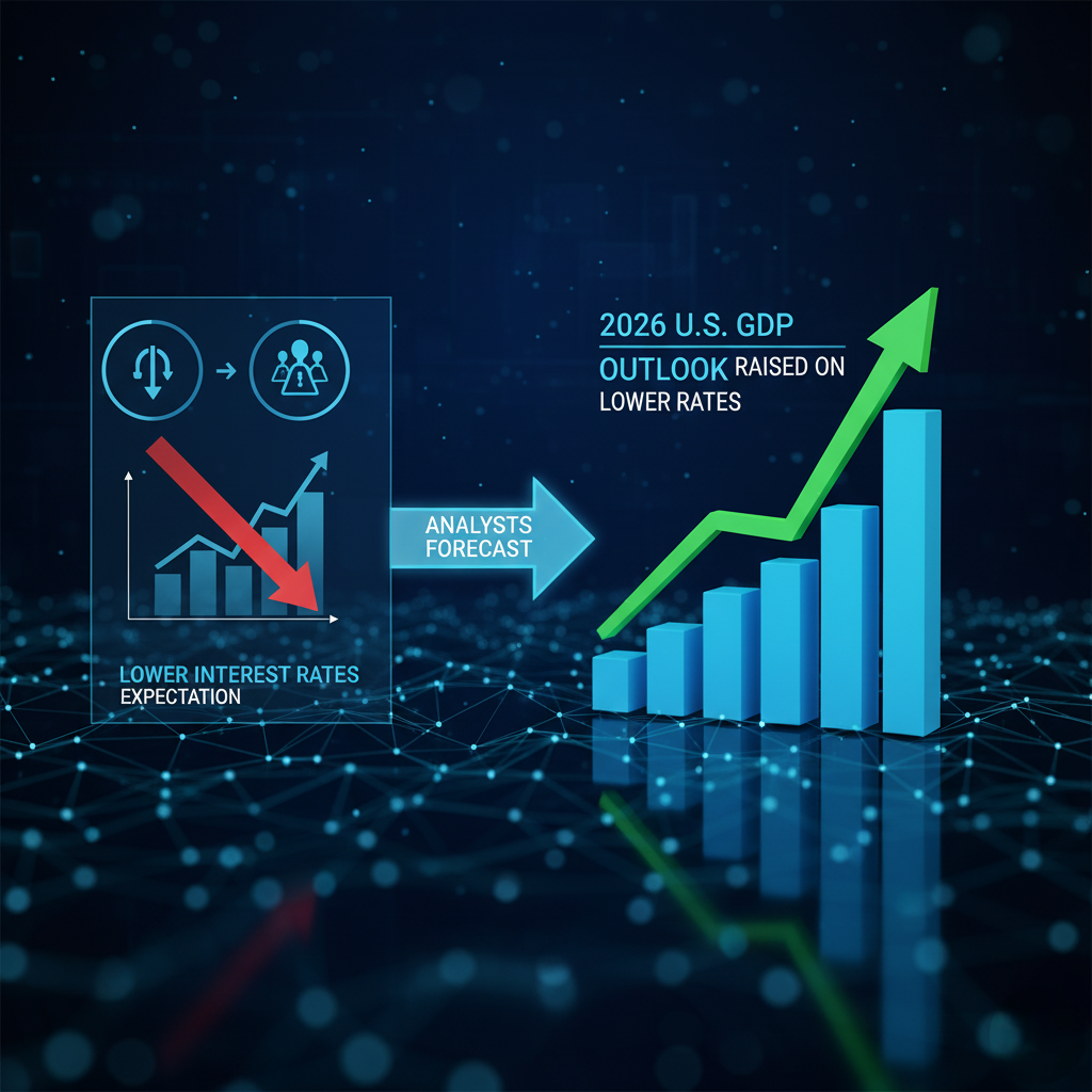 Analysts raise 2026 U.S. GDP outlook on expectation of lower rates