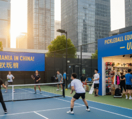 Pickleball surges in China as equipment sales jump six-fold and new courts multiply