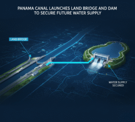 Panama Canal launches land bridge and dam to secure future water supply