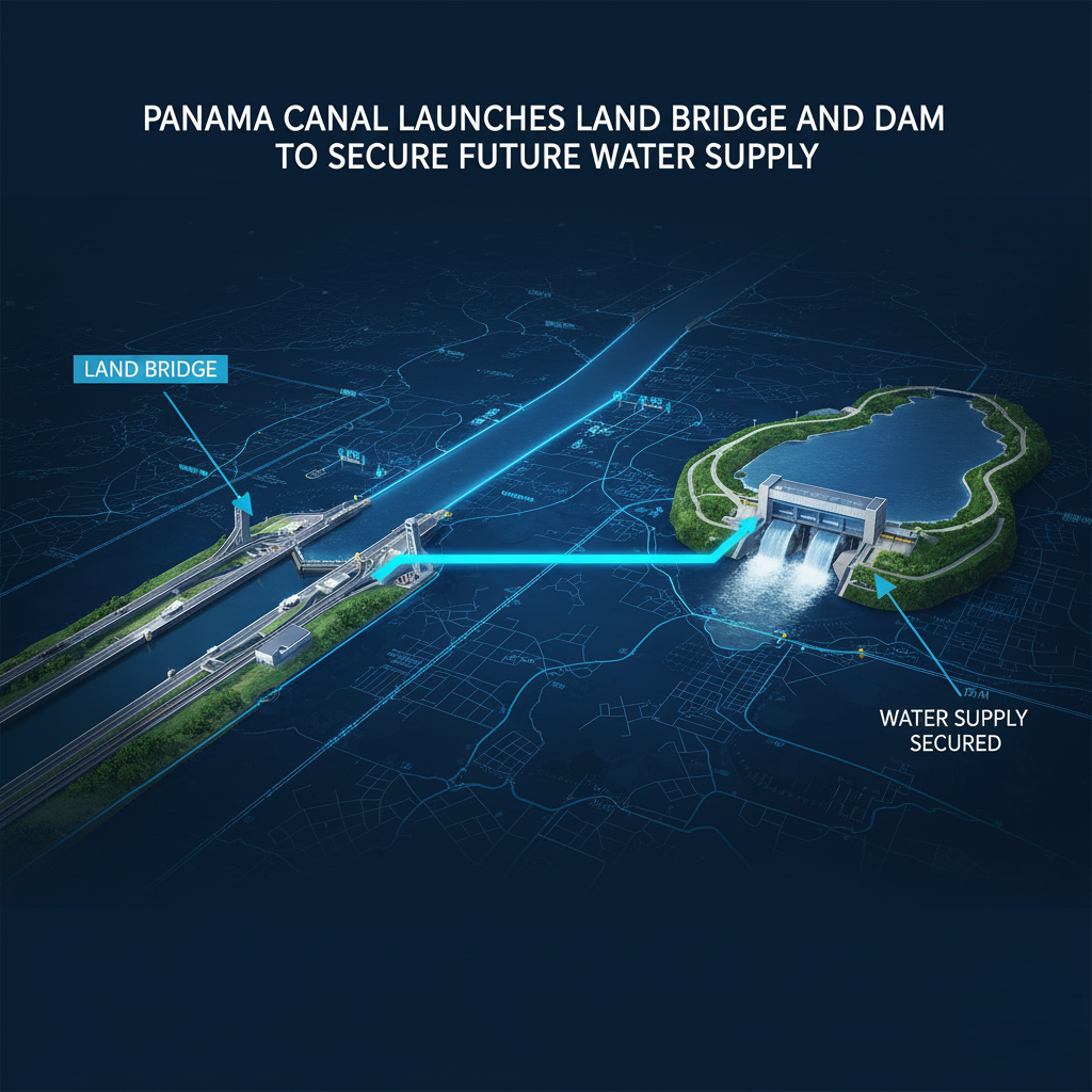 Panama Canal launches land bridge and dam to secure future water supply