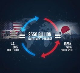 U.S. and Japan set 50-50 profit split on $550 billion investment package
