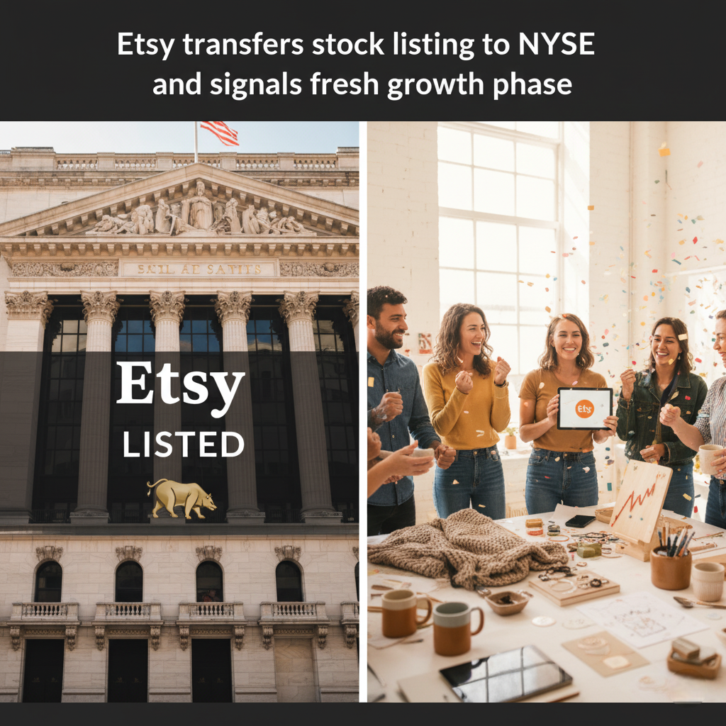 Etsy transfers stock listing to NYSE and signals fresh growth phase