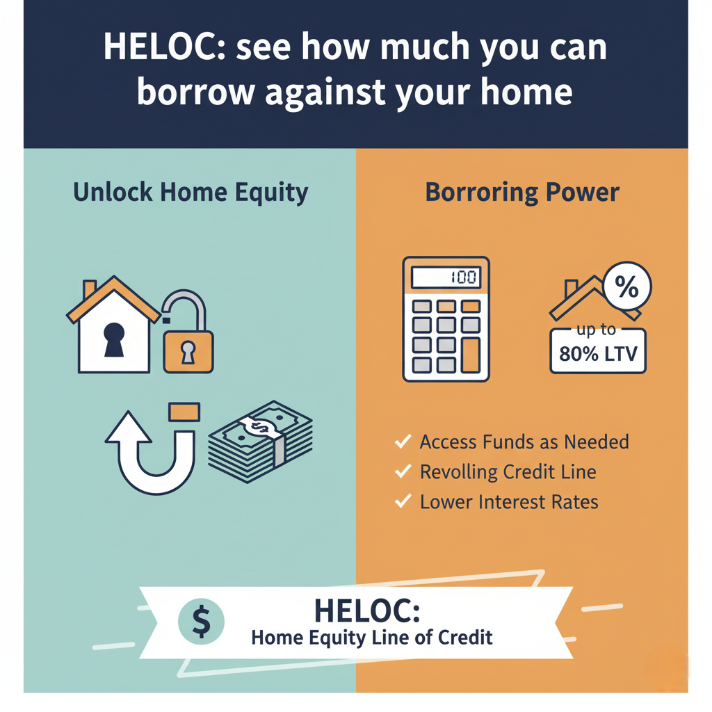 HELOC see how much you can borrow against your home