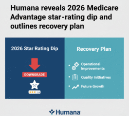 Humana reveals 2026 Medicare Advantage star-rating dip and outlines recovery plan