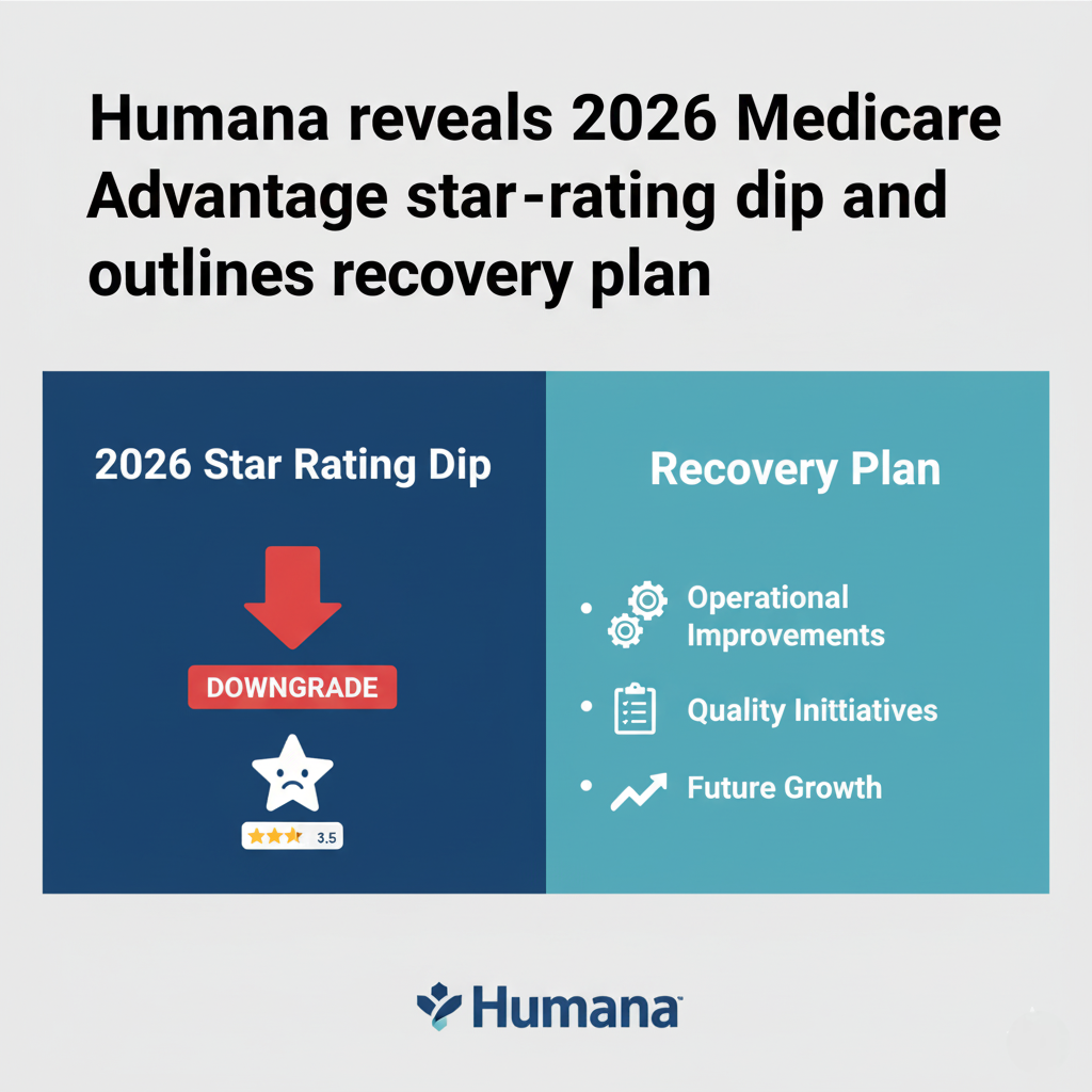 Humana reveals 2026 Medicare Advantage star-rating dip and outlines recovery plan