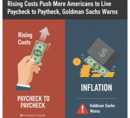 Rising Costs Push More Americans to Live Paycheck to Paycheck, Goldman Sachs Warns