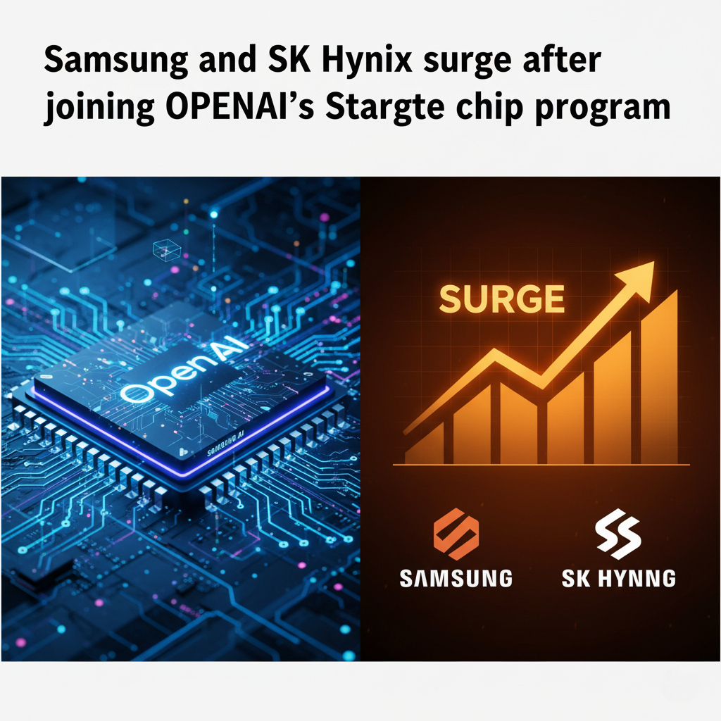 Samsung and SK Hynix surge after joining OpenAI’s Stargate chip program