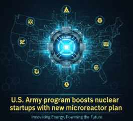 U.S. Army program boosts nuclear startups with new microreactor plan