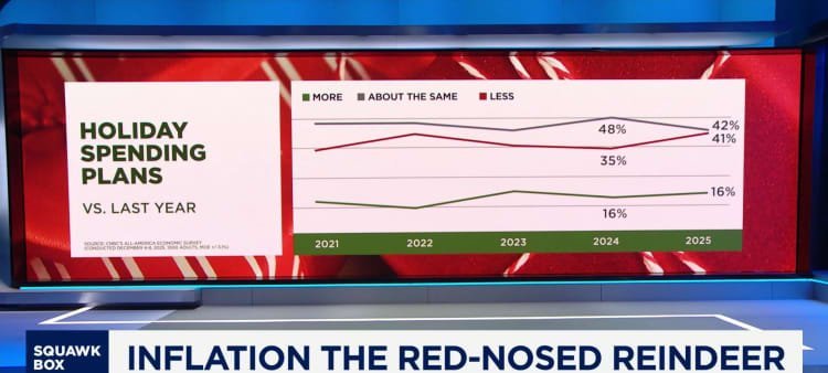 Rising Prices Prompt More Americans to Scale Back Holiday Spending, Survey Finds - Imagem do artigo original