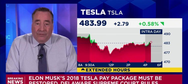 Delaware Supreme Court Reinstates Elon Musk’s $56 Billion Tesla Compensation Plan - Imagem do artigo original