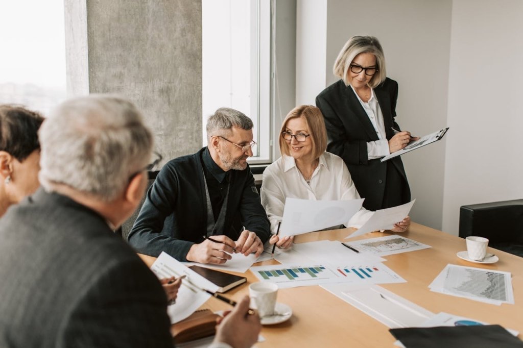Image about financial tips for people over 50.