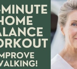 Seniors: 30-Minute Home Balance Workout to Improve Walking!