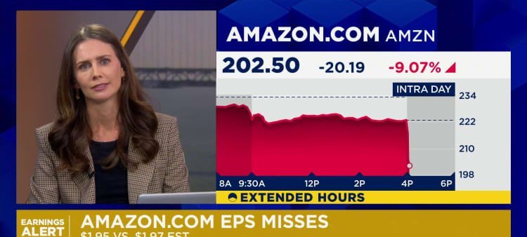 Amazon shares sink after $200 billion spending plan eclipses mixed quarterly results - Imagem do artigo original