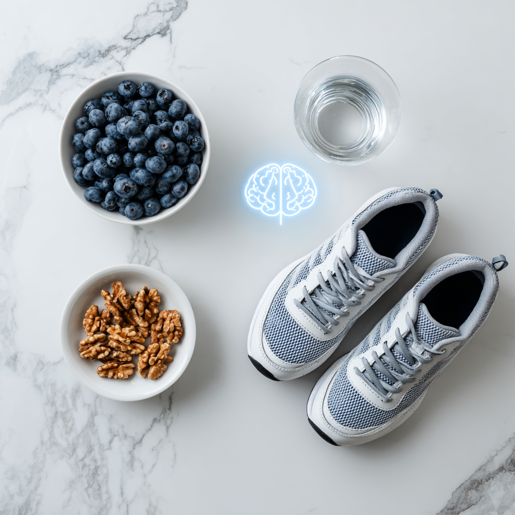 Healthy foods and lifestyle habits for brain regeneration